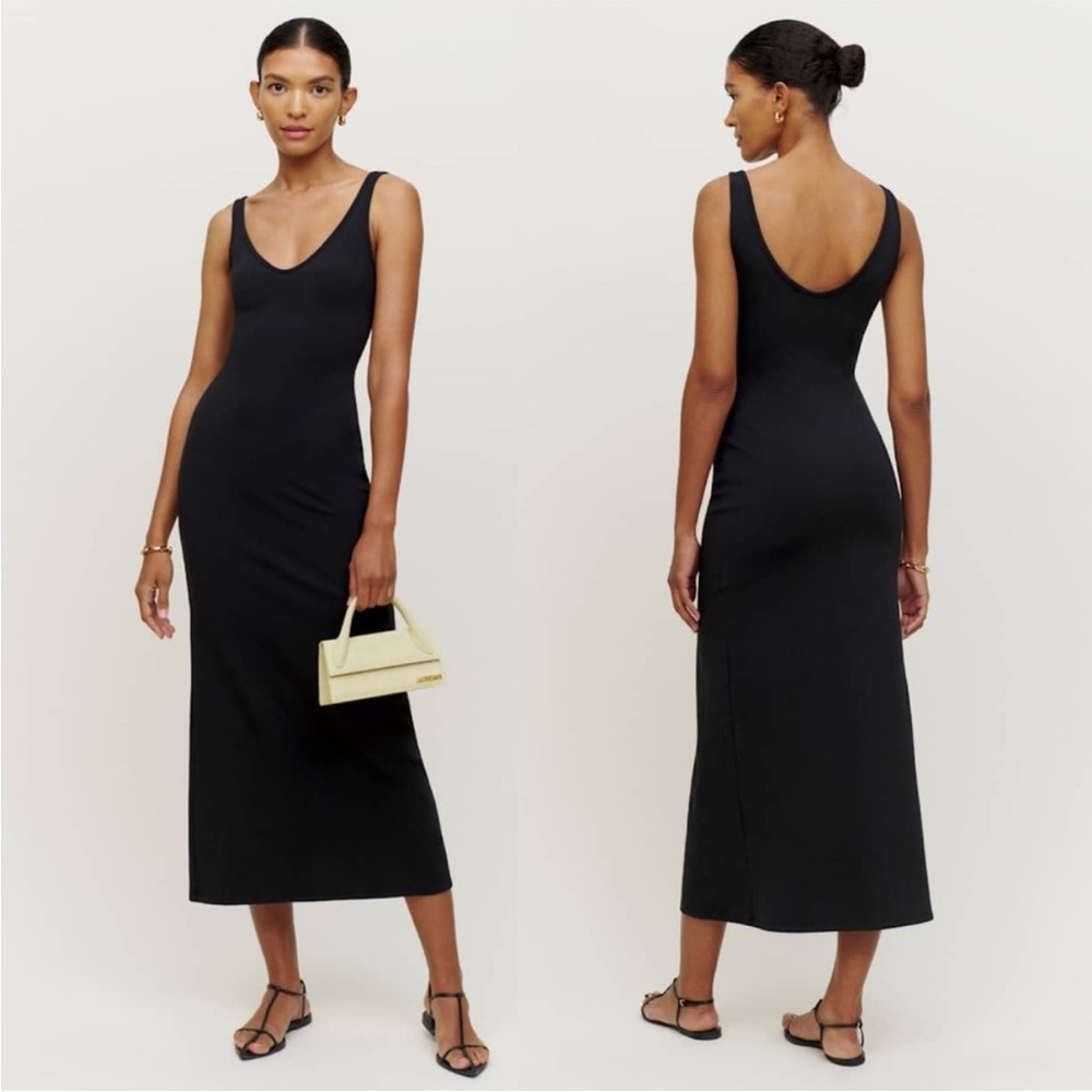 Elegant Black Sleeveless Maxi Dress